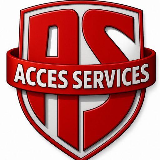 Le logo acces service de notre serrurier Cannes